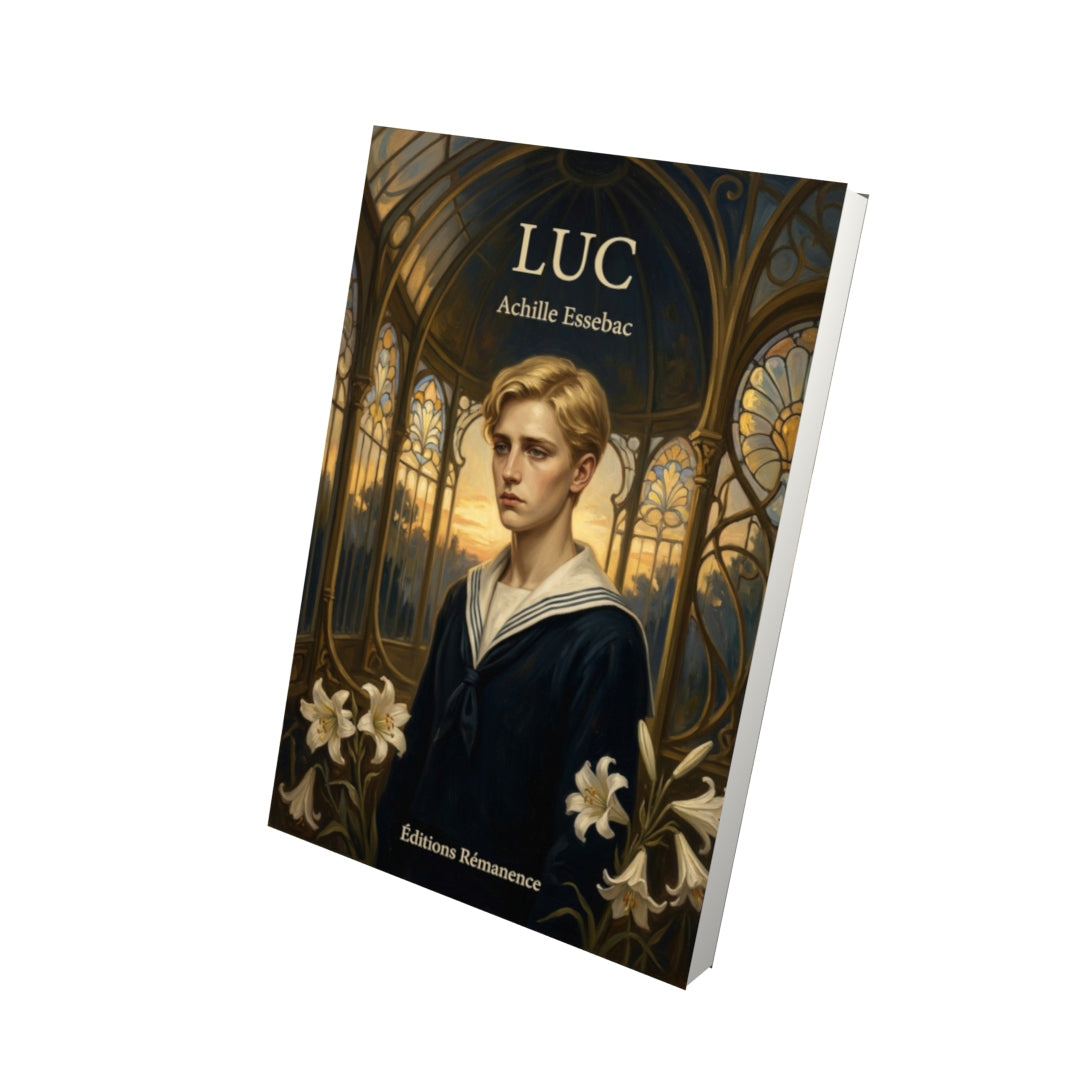 Livre Luc par Achille Essebac - Vue 3D - Editions Remanence