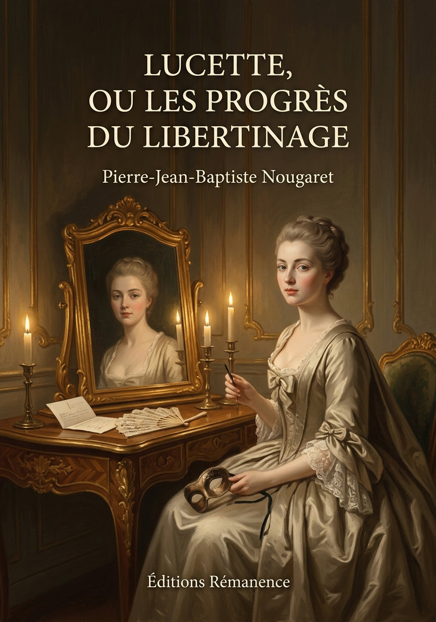 Livre Lucette, ou les Progrès du libertinage par Pierre-Jean-Baptiste Nougaret - Couverture - Editions Remanence