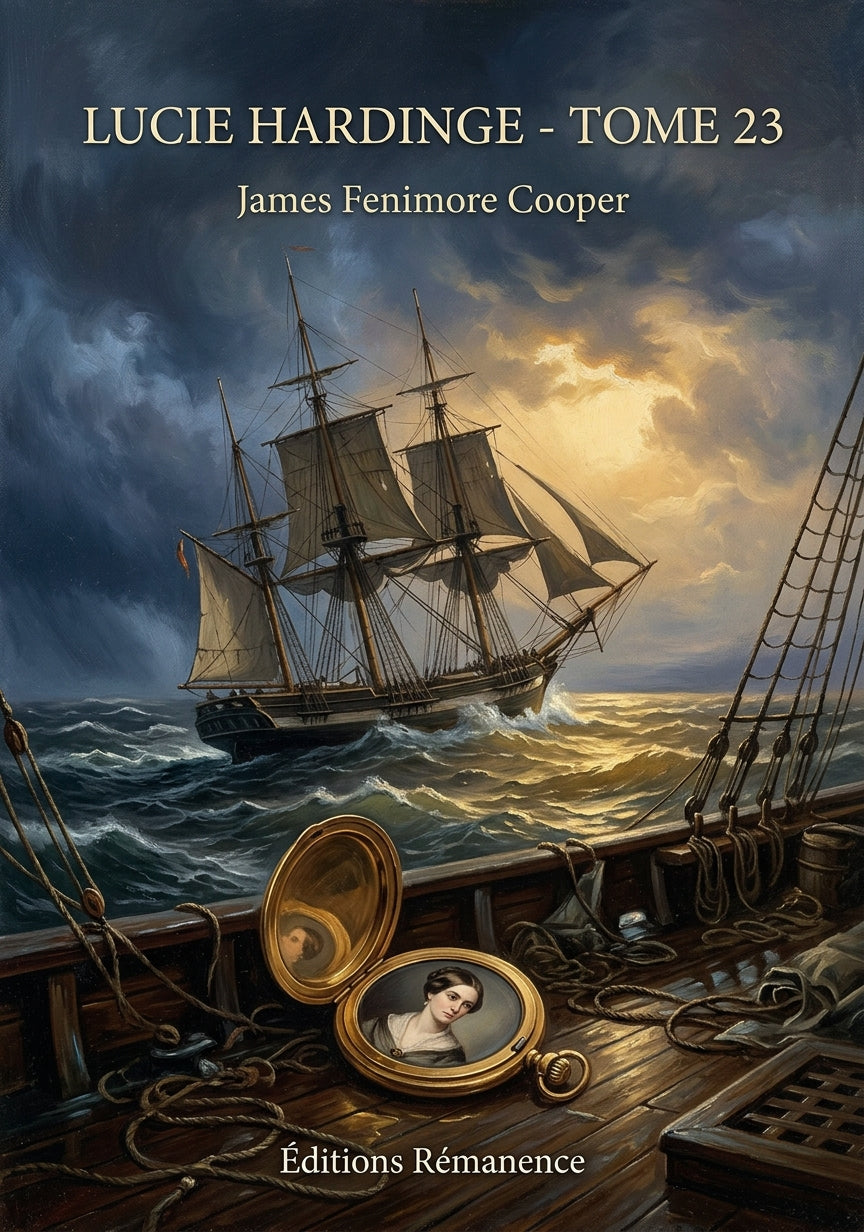 Livre Lucie Hardinge - Tome 23 par James Fenimore Cooper - Couverture - Editions Remanence