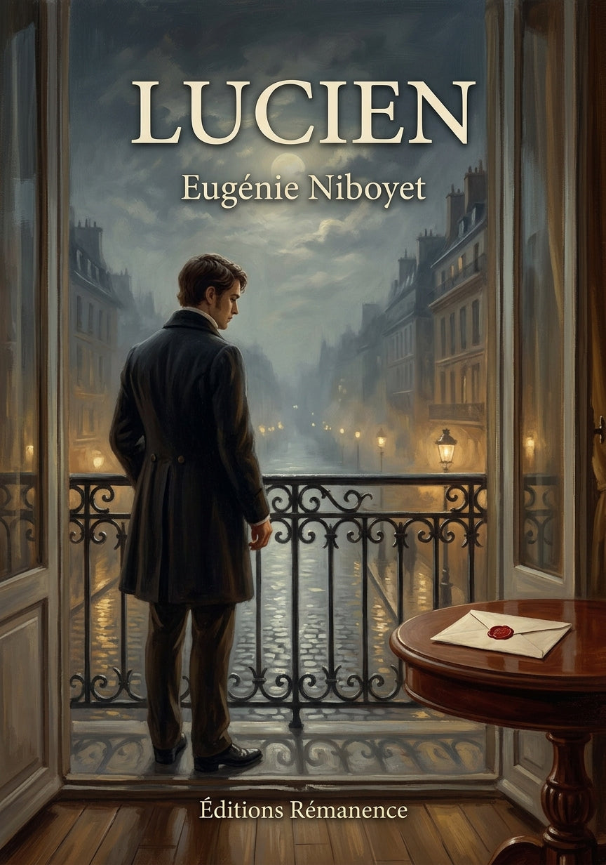 Livre Lucien par Eugénie Niboyet - Couverture - Editions Remanence