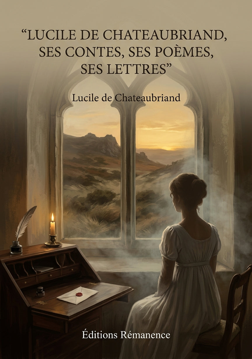 Livre Lucile de Chateaubriand, ses contes, ses poèmes, ses lettres par Lucile de Chateaubriand - Couverture - Editions Remanence