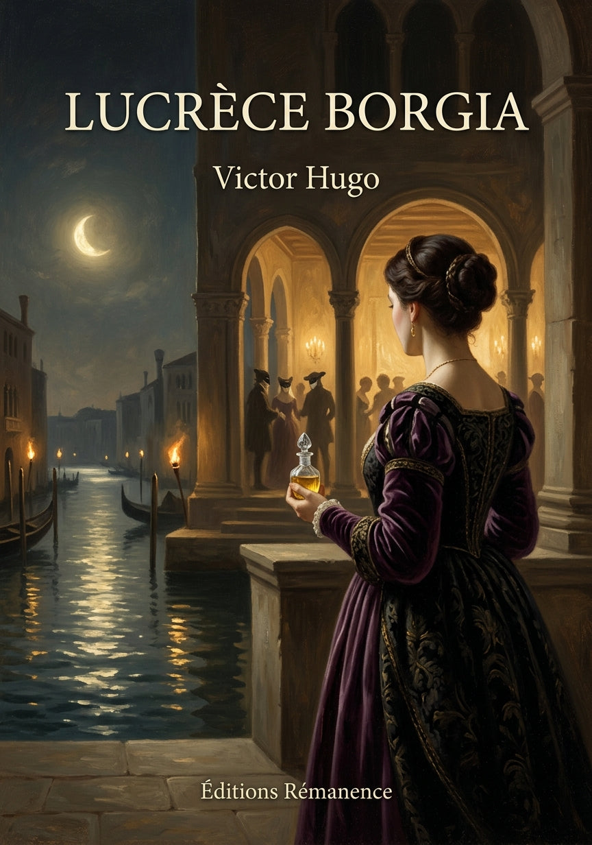 Livre Lucrèce Borgia par Victor Hugo - Couverture - Editions Remanence