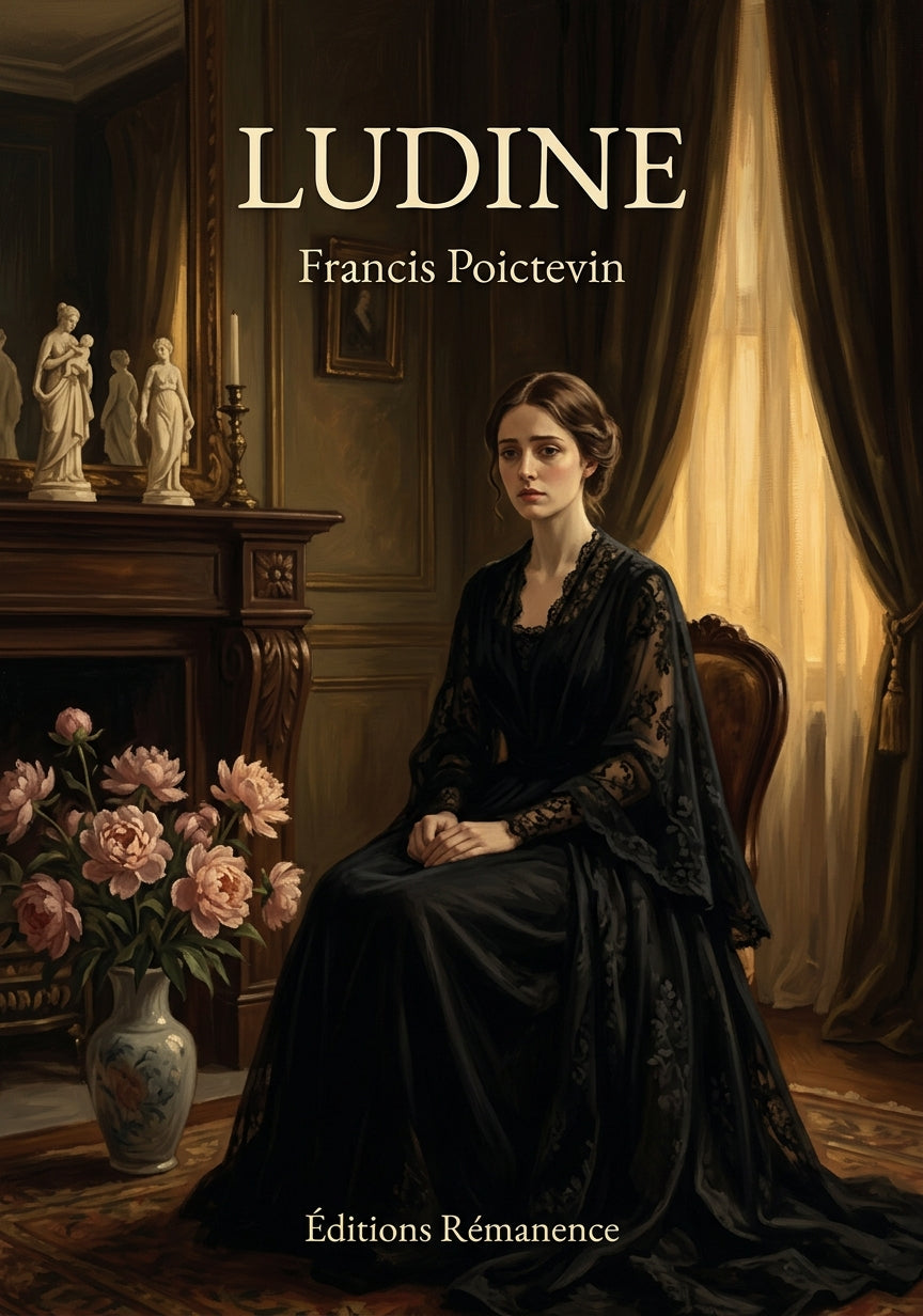 Livre Ludine par Francis Poictevin - Couverture - Editions Remanence
