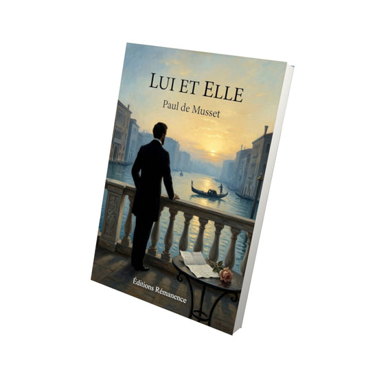 Livre Lui et Elle par Paul de Musset - Vue 3D - Editions Remanence