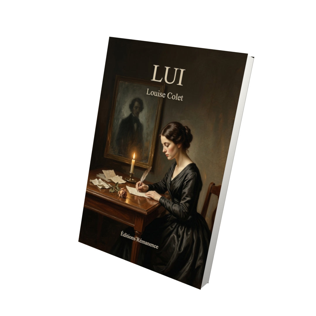 Livre Lui - Louise Colet - Vue 3D - Editions Remanence