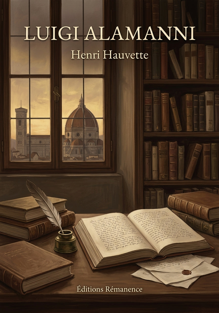 Livre Luigi Alamanni par Henri Hauvette - Couverture - Editions Remanence