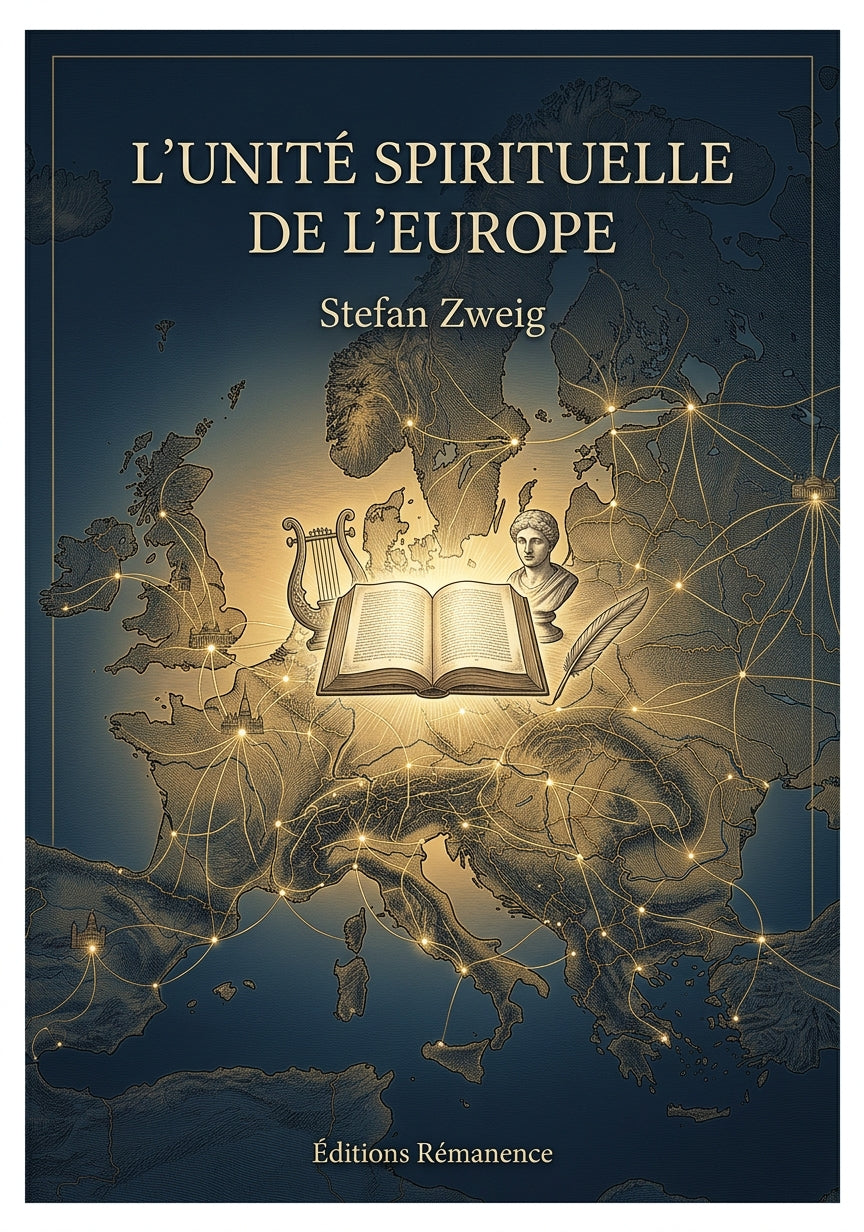 Livre L’Unité spirituelle de l’Europe par Stefan Zweig - Couverture - Editions Remanence