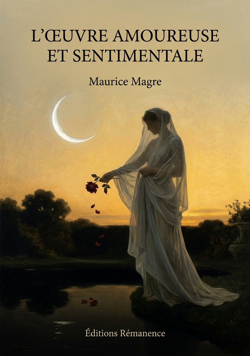 Livre L’Œuvre amoureuse et sentimentale par Maurice Magre - Couverture - Editions Remanence