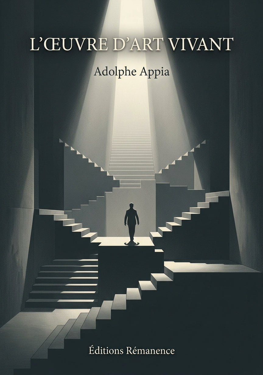 Livre L’Œuvre d’art vivant par Adolphe Appia - Couverture - Editions Remanence