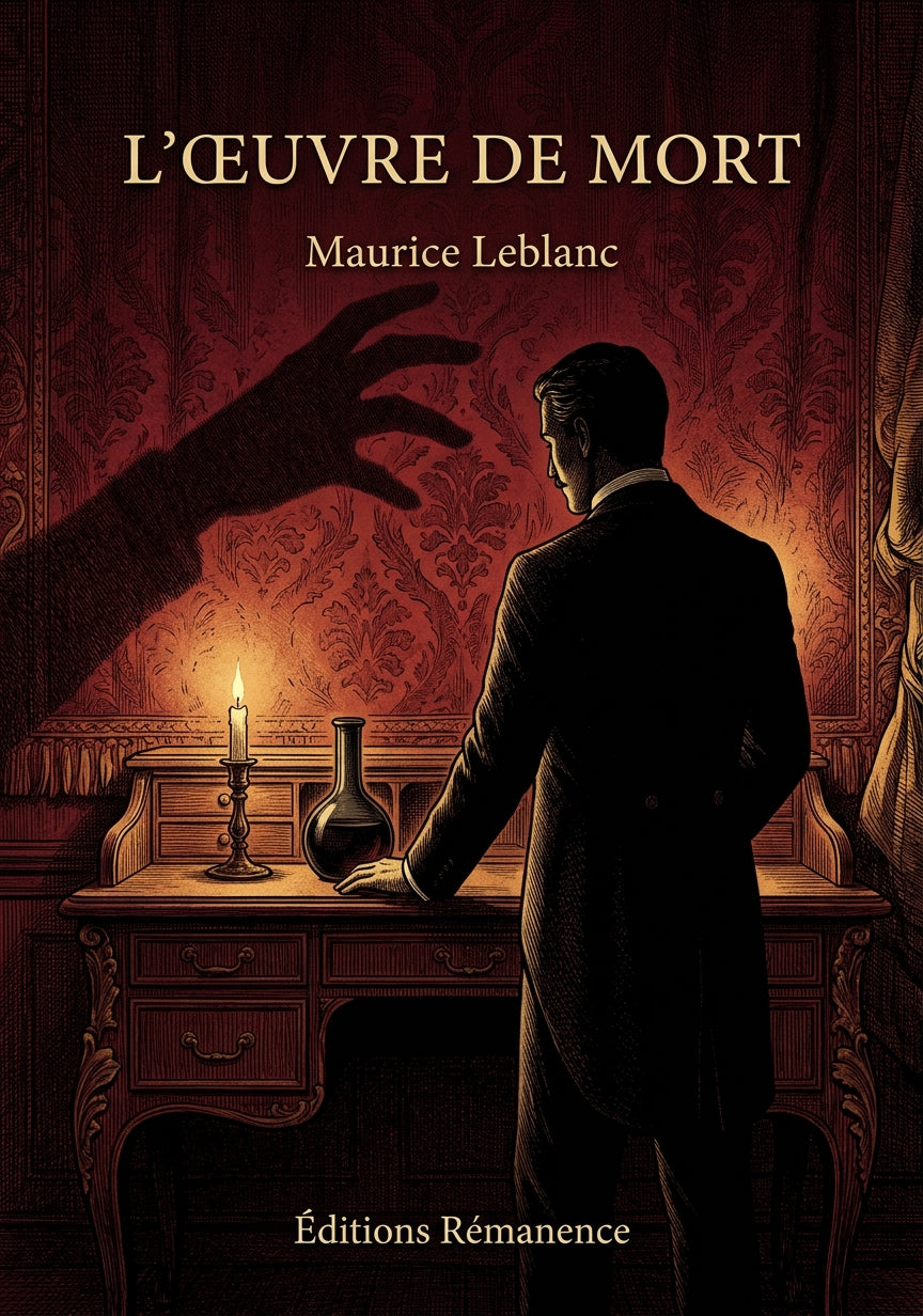 Livre L’Œuvre de mort par Maurice Leblanc - Couverture - Editions Remanence