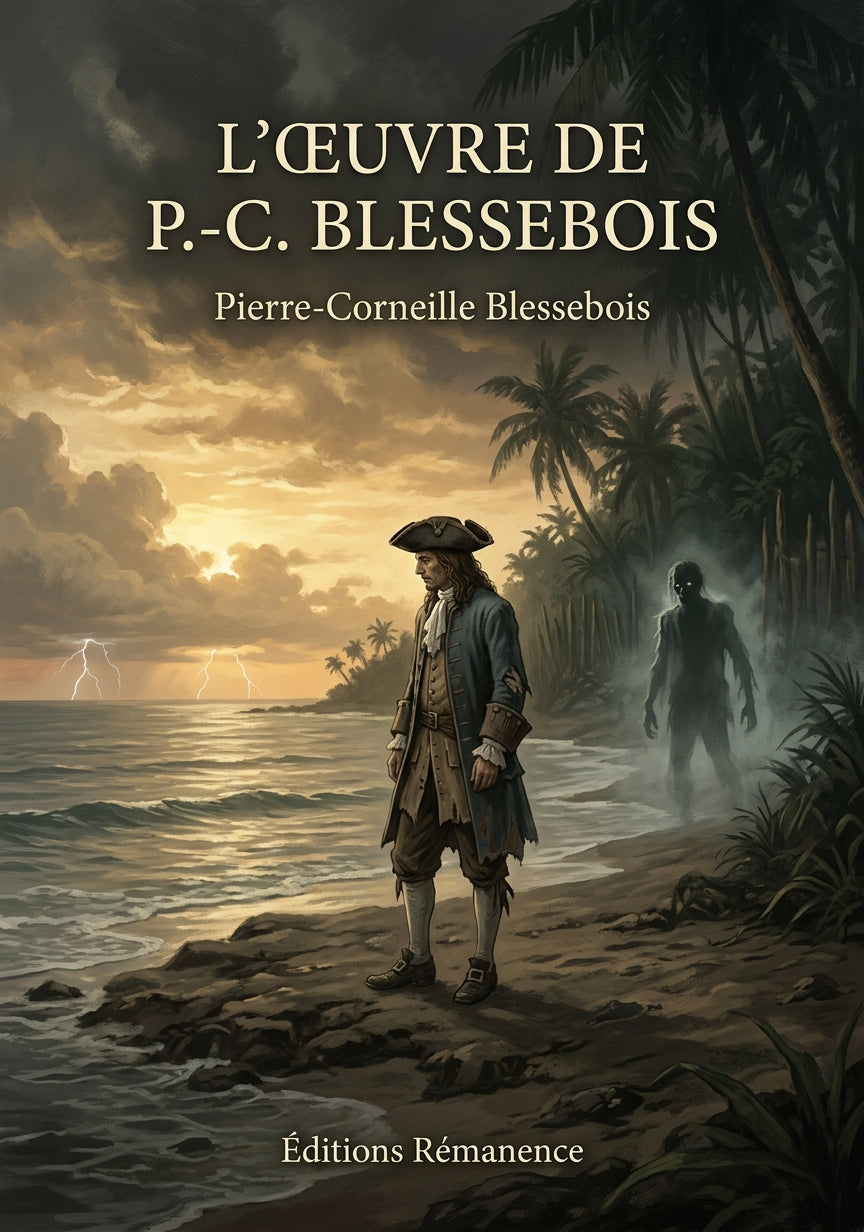 Livre L’Œuvre de P.-C. Blessebois par Pierre-Corneille Blessebois - Couverture - Editions Remanence