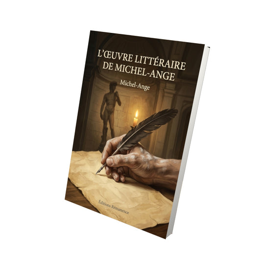 Livre L’Œuvre littéraire de Michel-Ange par Michel-Ange - Vue 3D - Editions Remanence