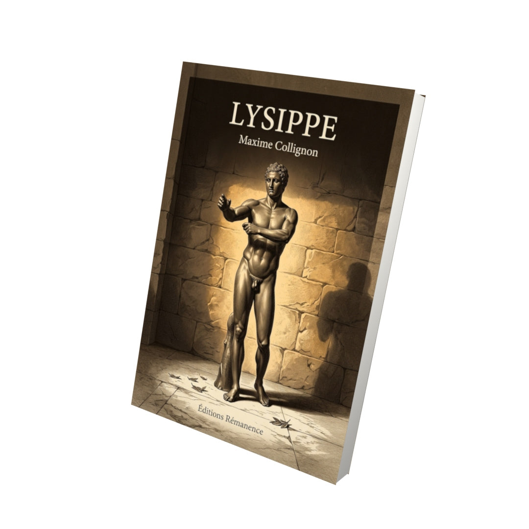 Livre Lysippe par Maxime Collignon - Vue 3D - Editions Remanence