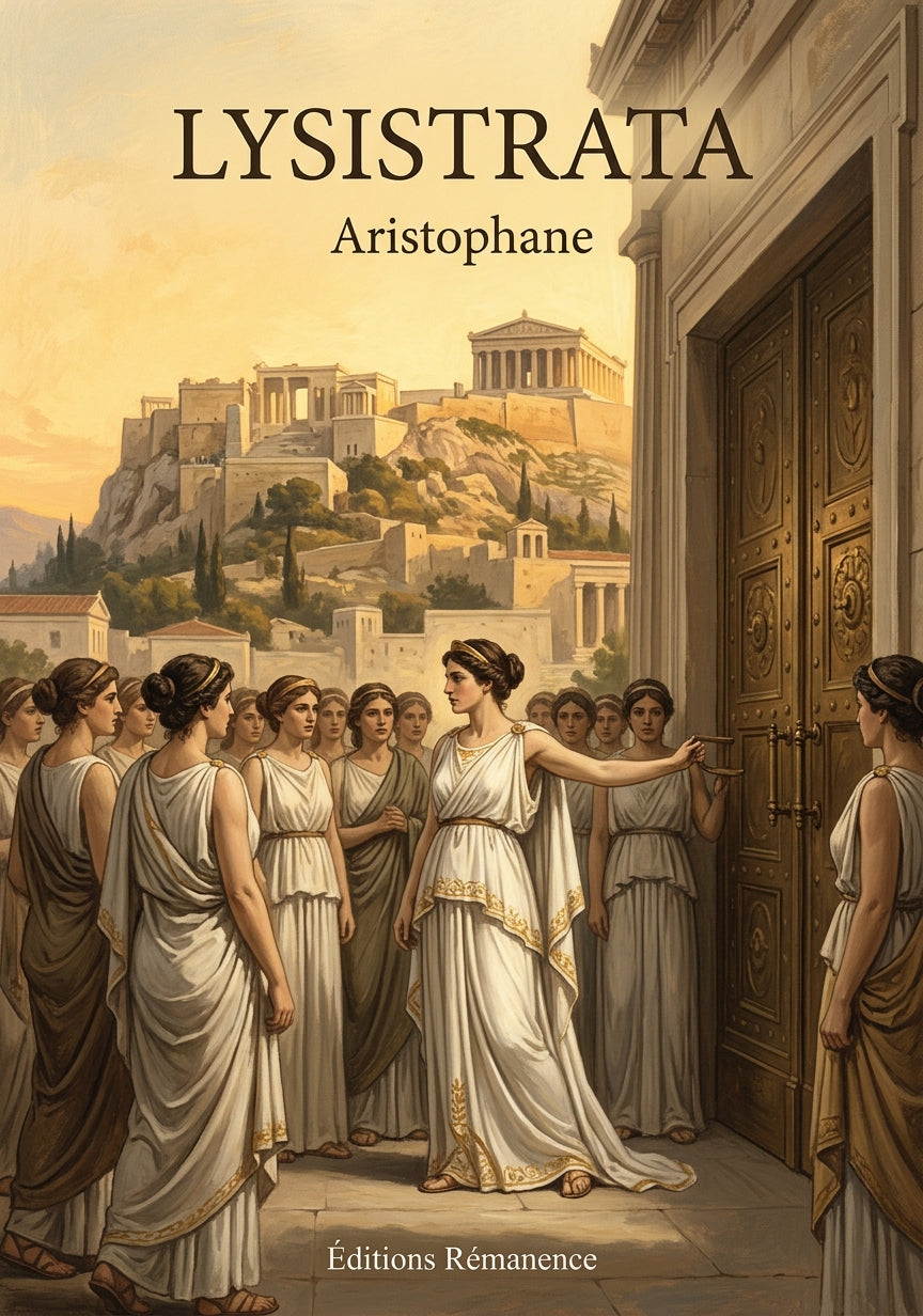 Livre Lysistrata par Aristophane - Couverture - Editions Remanence