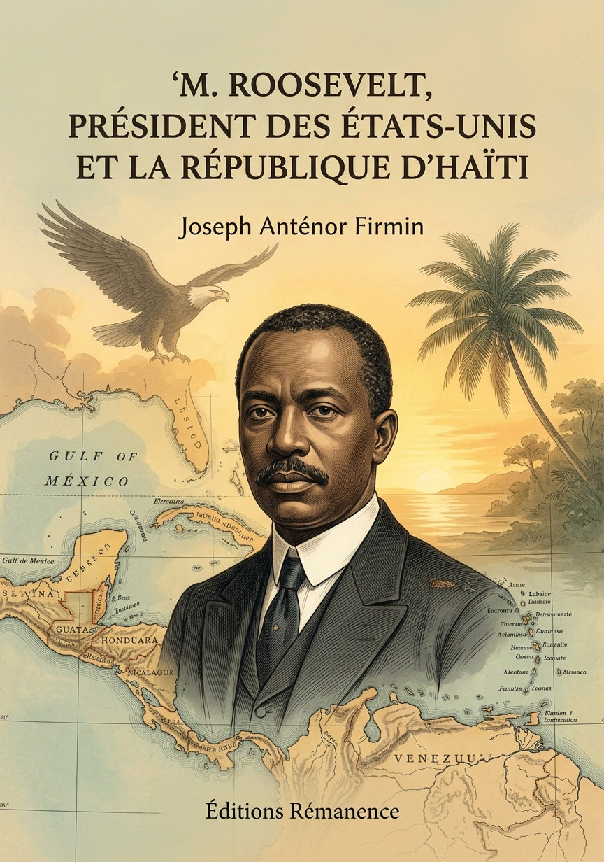 Livre M. Roosevelt, président des États-Unis et la République d'Haïti par Joseph Anténor Firmin - Couverture - Editions Remanence