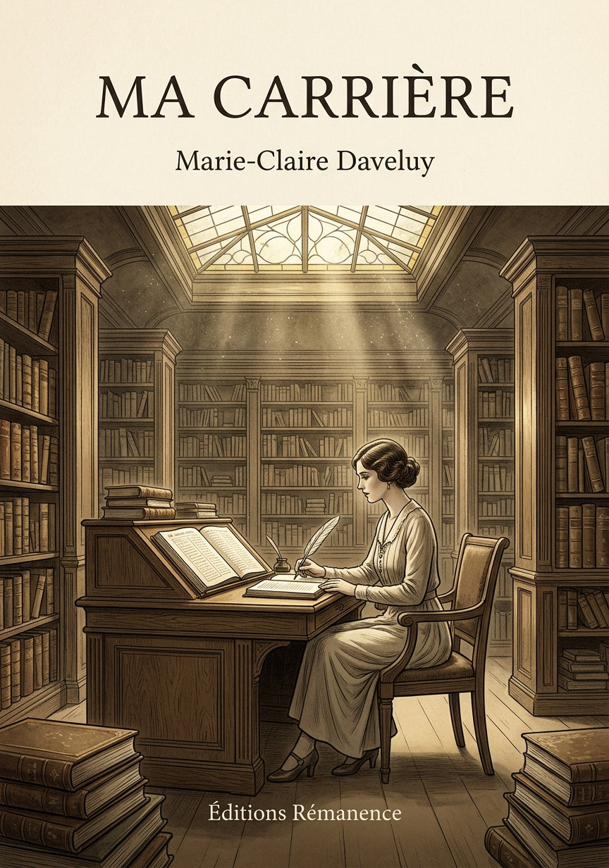 Livre Ma carrière par Marie-Claire Daveluy - Couverture - Editions Remanence