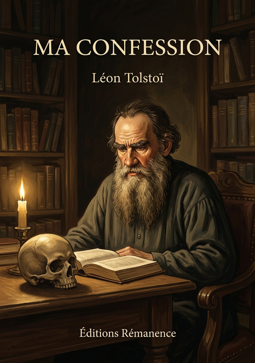 Livre Ma confession par Léon Tolstoï - Couverture - Editions Remanence