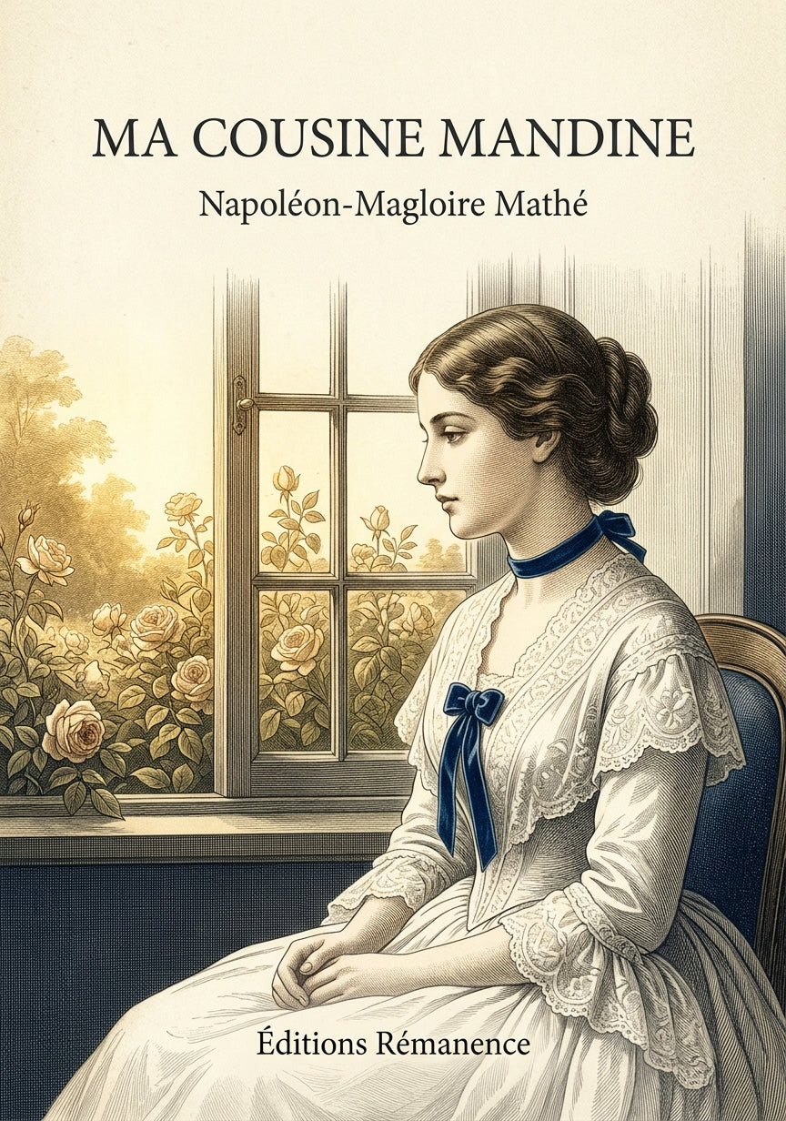 Livre Ma cousine Mandine par Napoléon-Magloire Mathé - Couverture - Editions Remanence