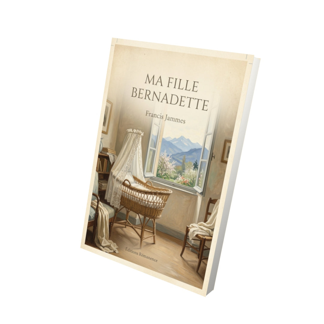 Livre Ma Fille Bernadette - Francis Jammes - Vue 3D - Editions Remanence