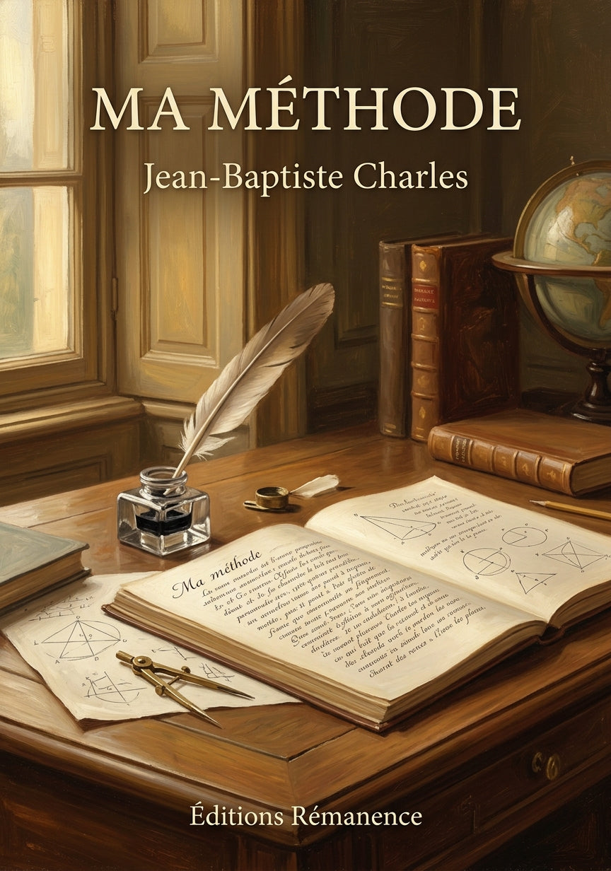 Livre Ma méthode par Jean-Baptiste Charles - Couverture - Editions Remanence