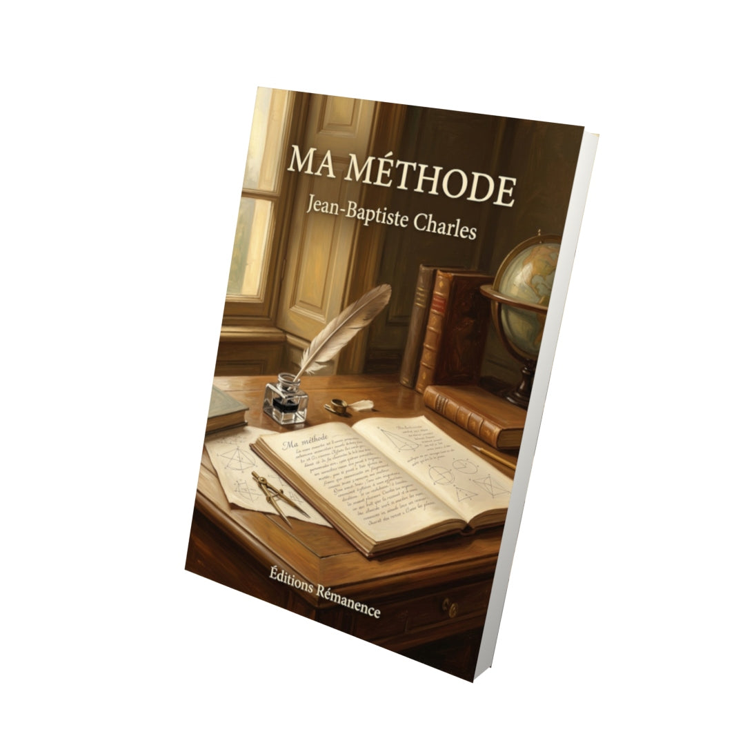 Livre Ma méthode par Jean-Baptiste Charles - Vue 3D - Editions Remanence