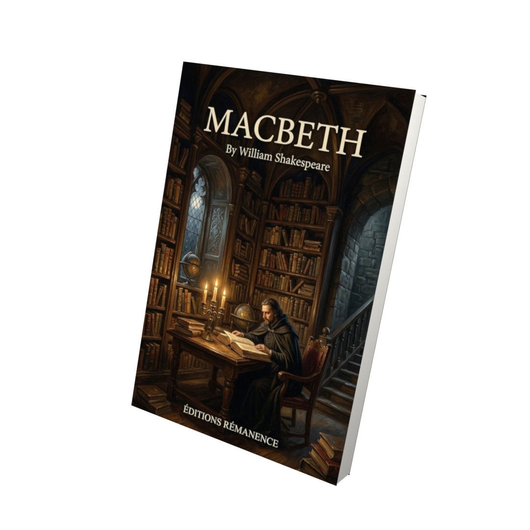 Livre Macbeth – William Shakespeare - Vue 3D - Editions Remanence