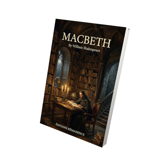 Livre Macbeth – William Shakespeare - Vue 3D - Editions Remanence