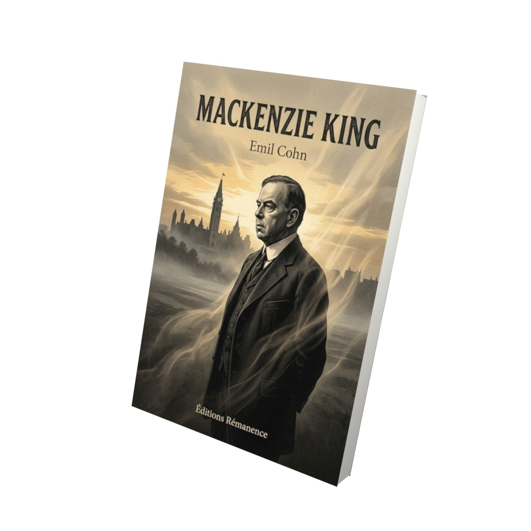 Livre Mackenzie King par Emil Cohn - Vue 3D - Editions Remanence