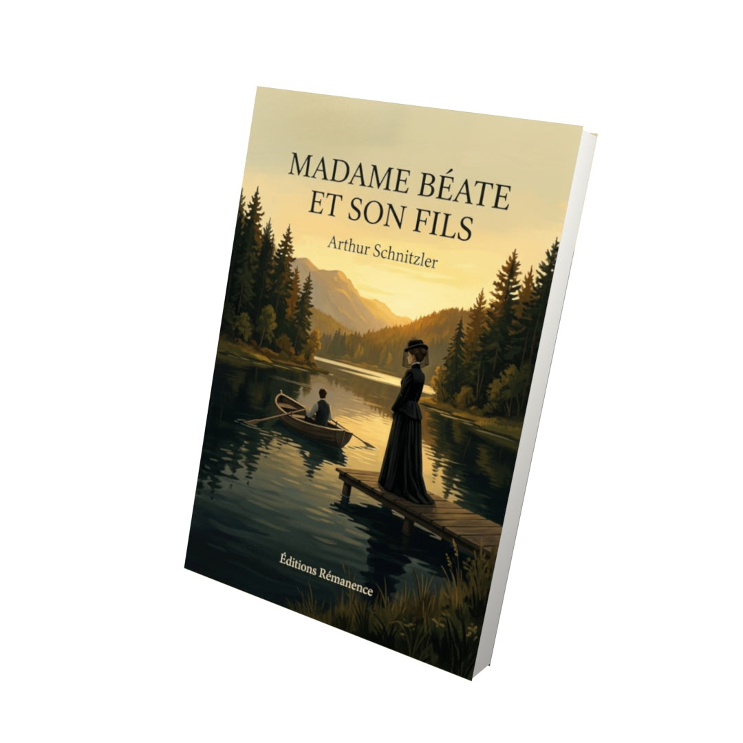 Livre Madame Béate et son fils par Arthur Schnitzler - Vue 3D - Editions Remanence