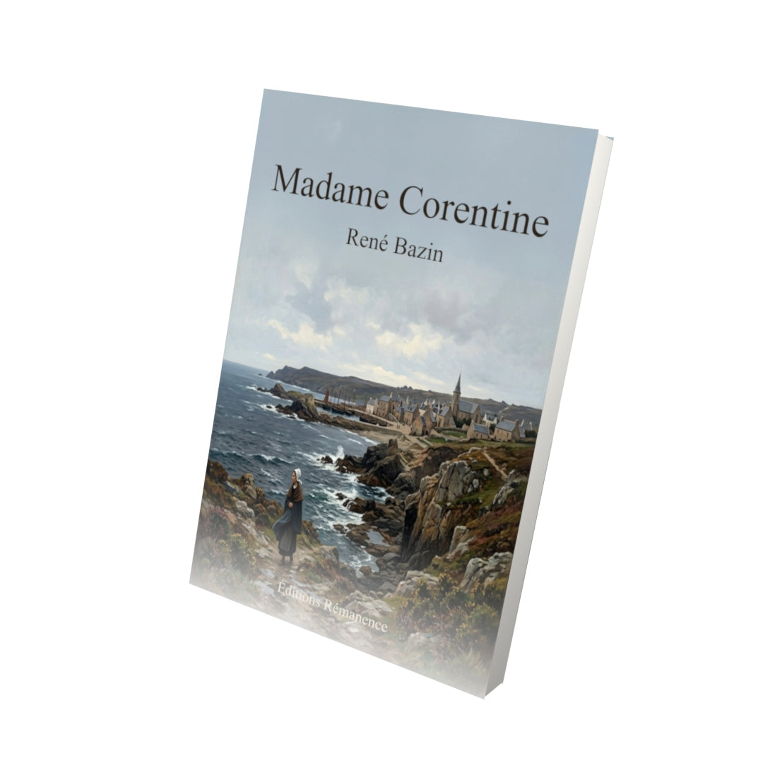 Livre Madame Corentine – René Bazin - Vue 3D - Editions Remanence