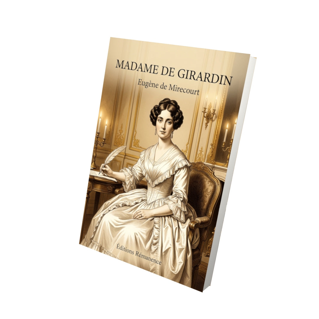 Livre Madame de Girardin par Eugène de Mirecourt - Vue 3D - Editions Remanence