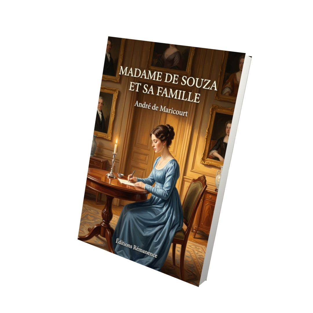 Livre Madame de Souza et sa famille par André de Maricourt - Vue 3D - Editions Remanence