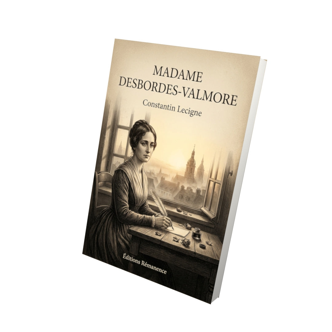 Livre Madame Desbordes-Valmore par Constantin Lecigne - Vue 3D - Editions Remanence