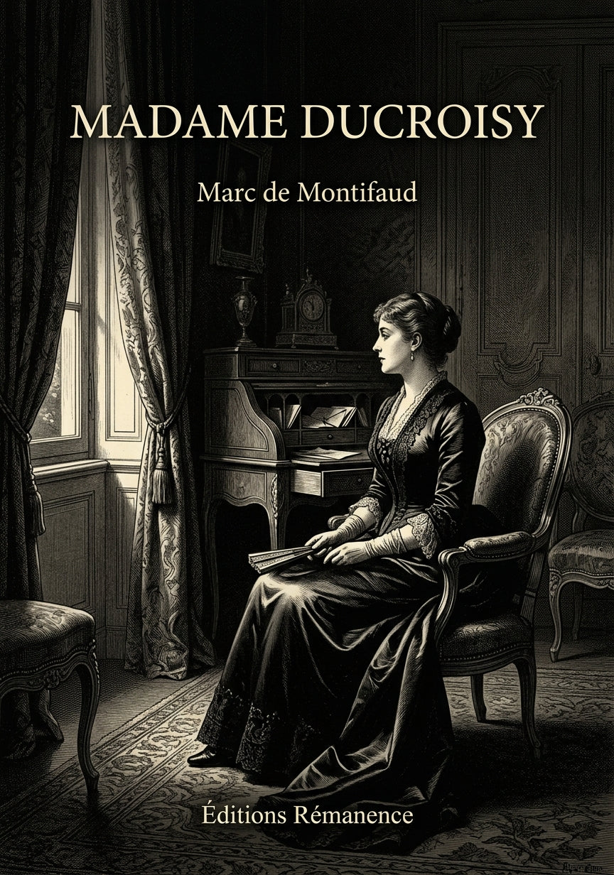 Livre Madame Ducroisy par Marc de Montifaud - Couverture - Editions Remanence