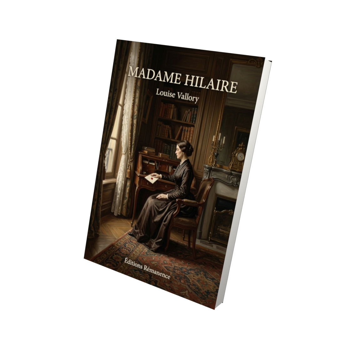 Livre Madame Hilaire par Louise Vallory - Vue 3D - Editions Remanence