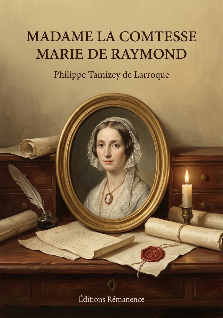 Livre Madame la comtesse Marie de Raymond par Philippe Tamizey de Larroque - Couverture - Editions Remanence