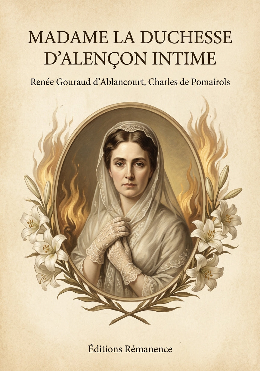 Livre Madame la Duchesse d’Alençon intime par Renée Gouraud d’Ablancourt, Charles de Pomairols - Couverture - Editions Remanence