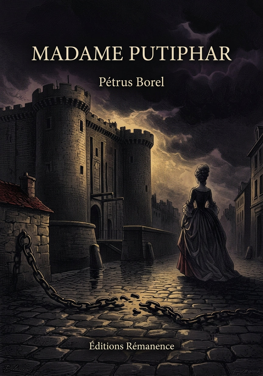 Livre Madame Putiphar par Pétrus Borel - Couverture - Editions Remanence