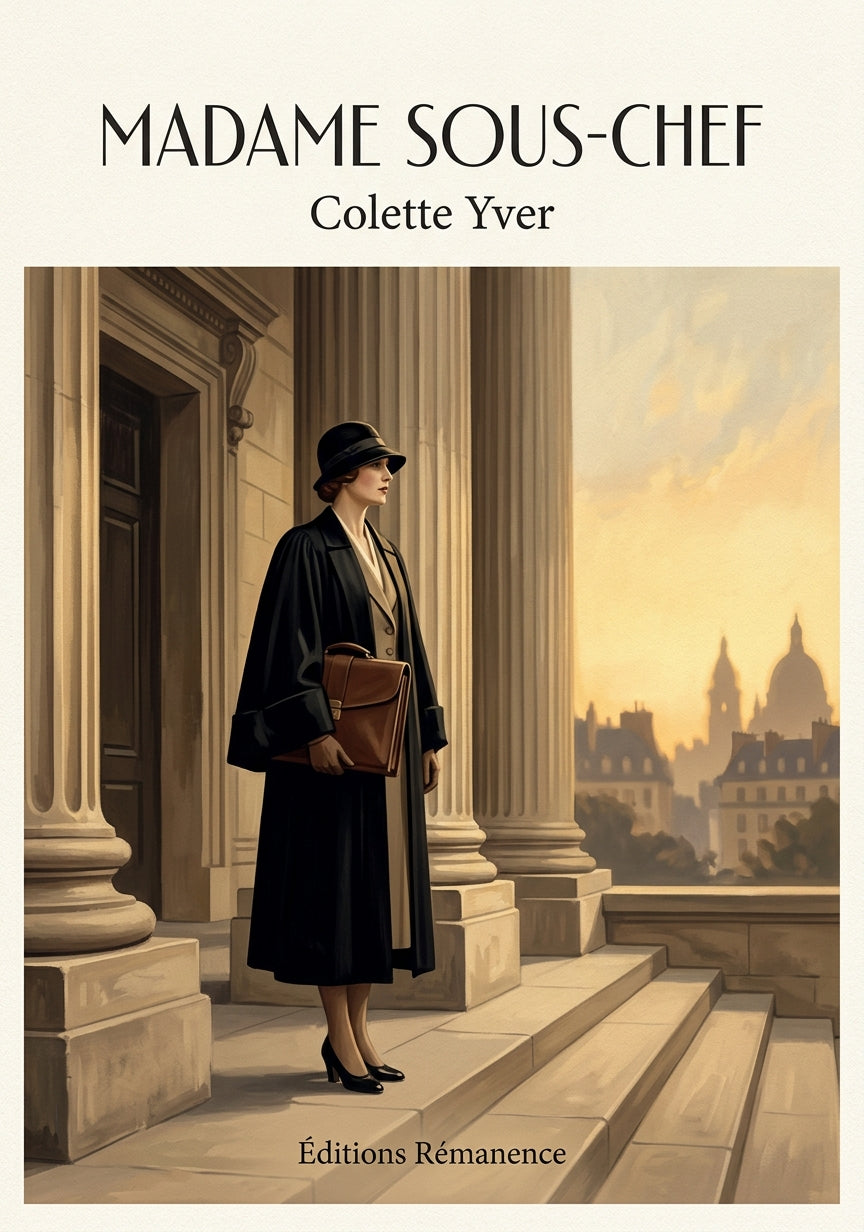 Livre Madame sous-chef par Colette Yver - Couverture - Editions Remanence