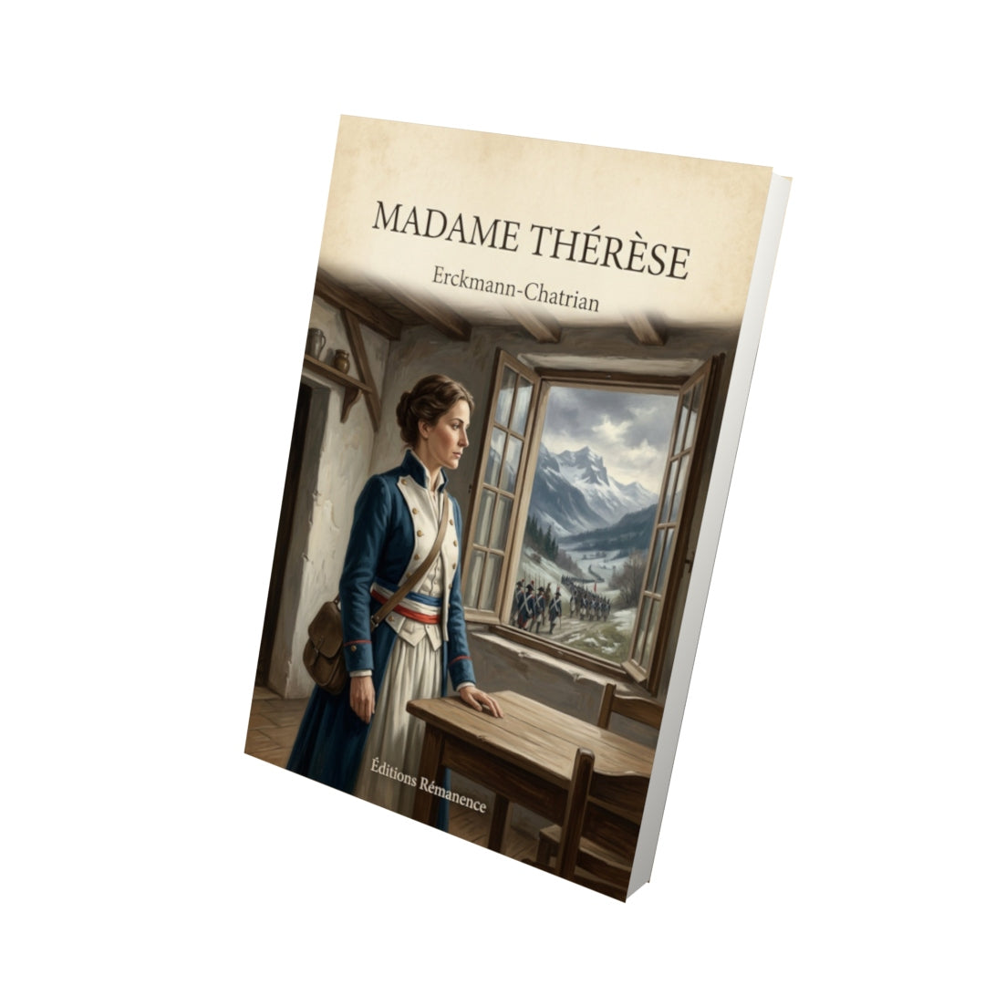 Livre Madame Thérèse - Erckmann-Chatrian - Vue 3D - Editions Remanence