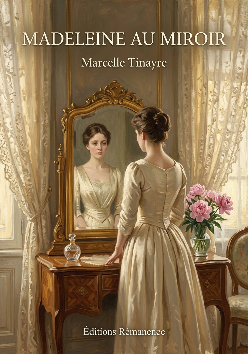 Livre Madeleine au miroir par Marcelle Tinayre - Couverture - Editions Remanence