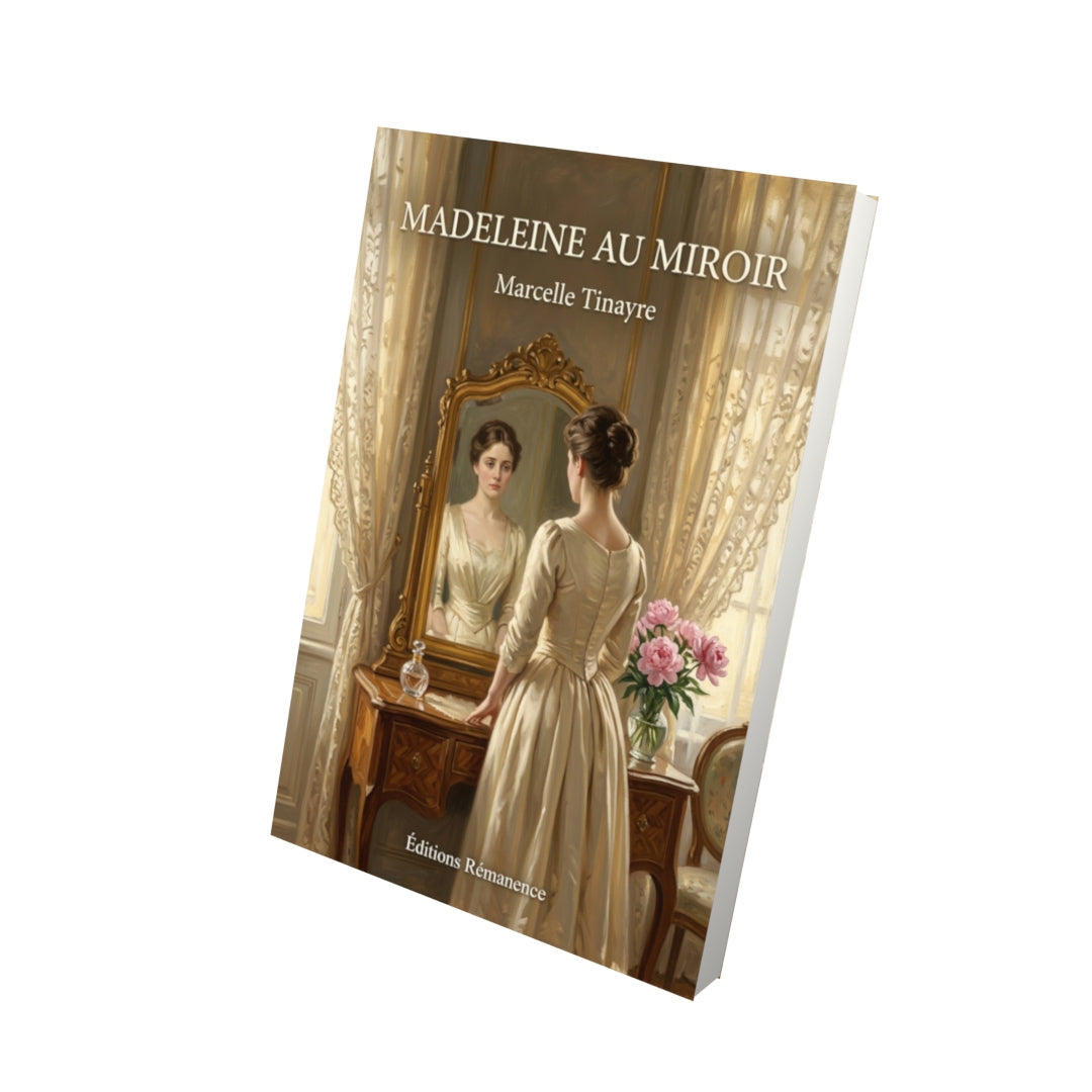 Livre Madeleine au miroir par Marcelle Tinayre - Vue 3D - Editions Remanence