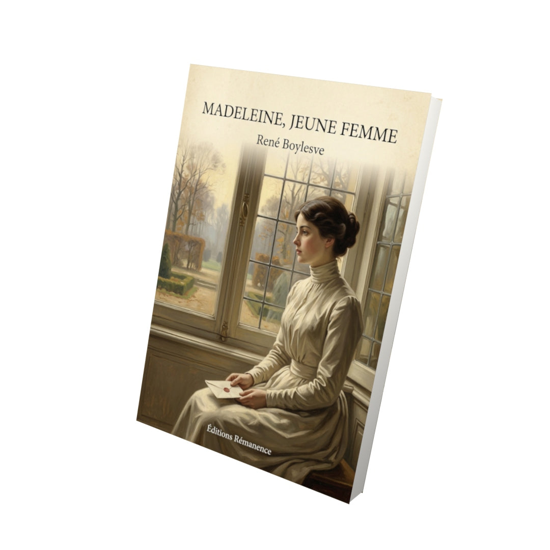 Livre Madeleine, jeune femme - René Boylesve - Vue 3D - Editions Remanence