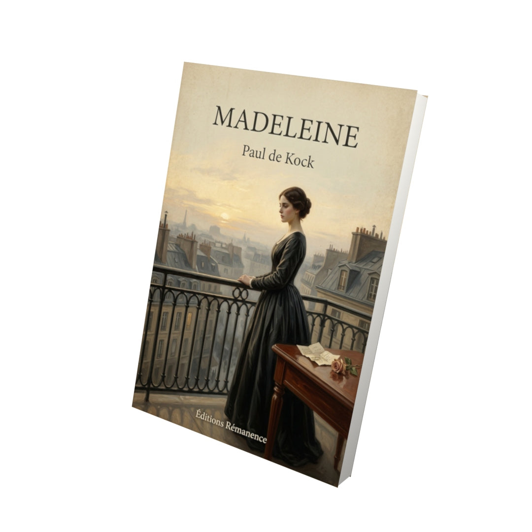 Livre Madeleine - Paul de Kock - Vue 3D - Editions Remanence