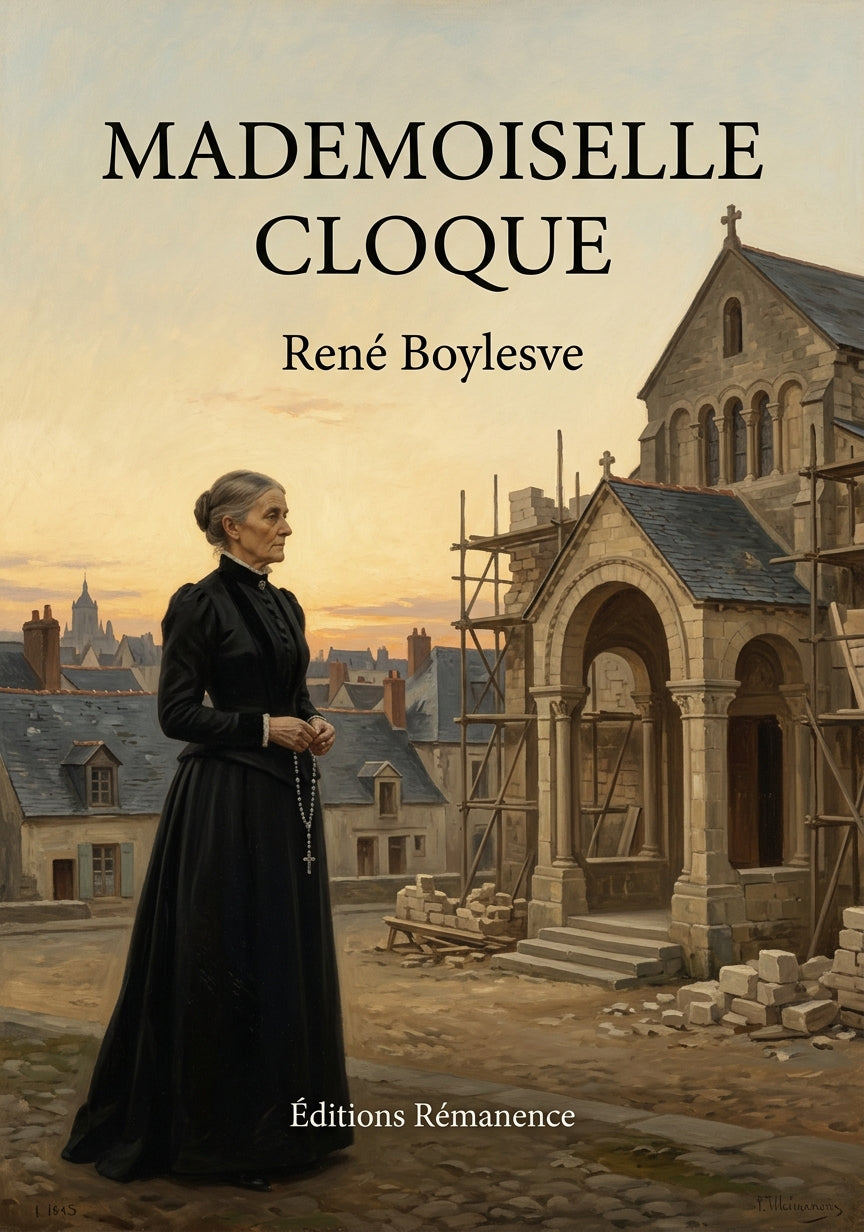Livre Mademoiselle Cloque par René Boylesve - Couverture - Editions Remanence