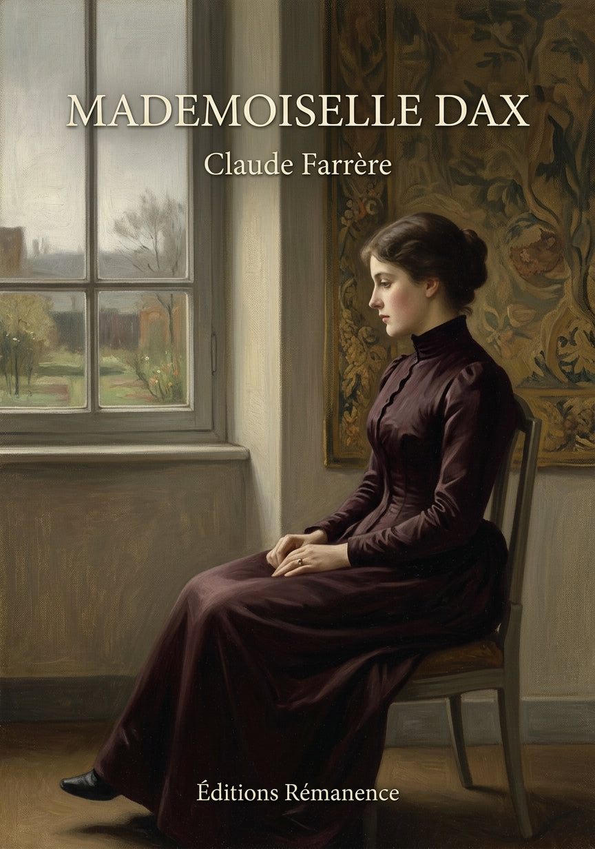 Livre Mademoiselle Dax par Claude Farrère - Couverture - Editions Remanence