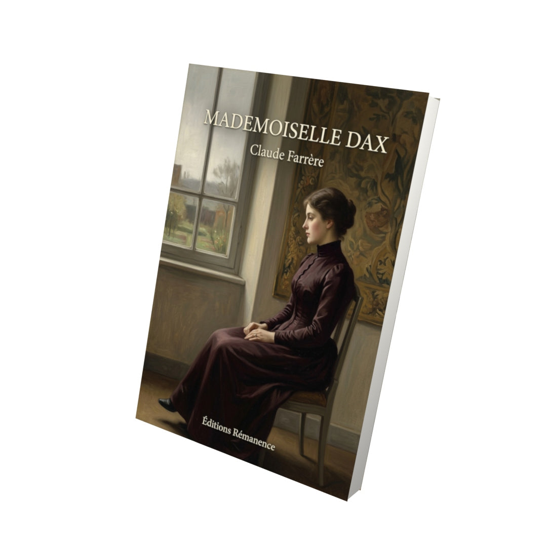 Livre Mademoiselle Dax par Claude Farrère - Vue 3D - Editions Remanence