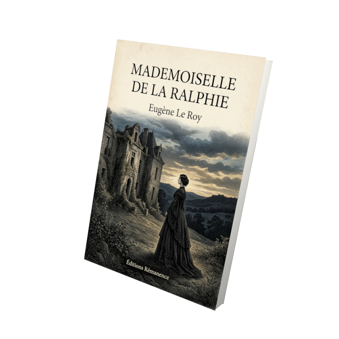 Livre Mademoiselle de la Ralphie par Eugène Le Roy - Vue 3D - Editions Remanence