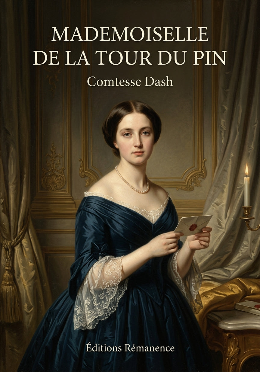 Livre Mademoiselle de La Tour du Pin par Comtesse Dash - Couverture - Editions Remanence