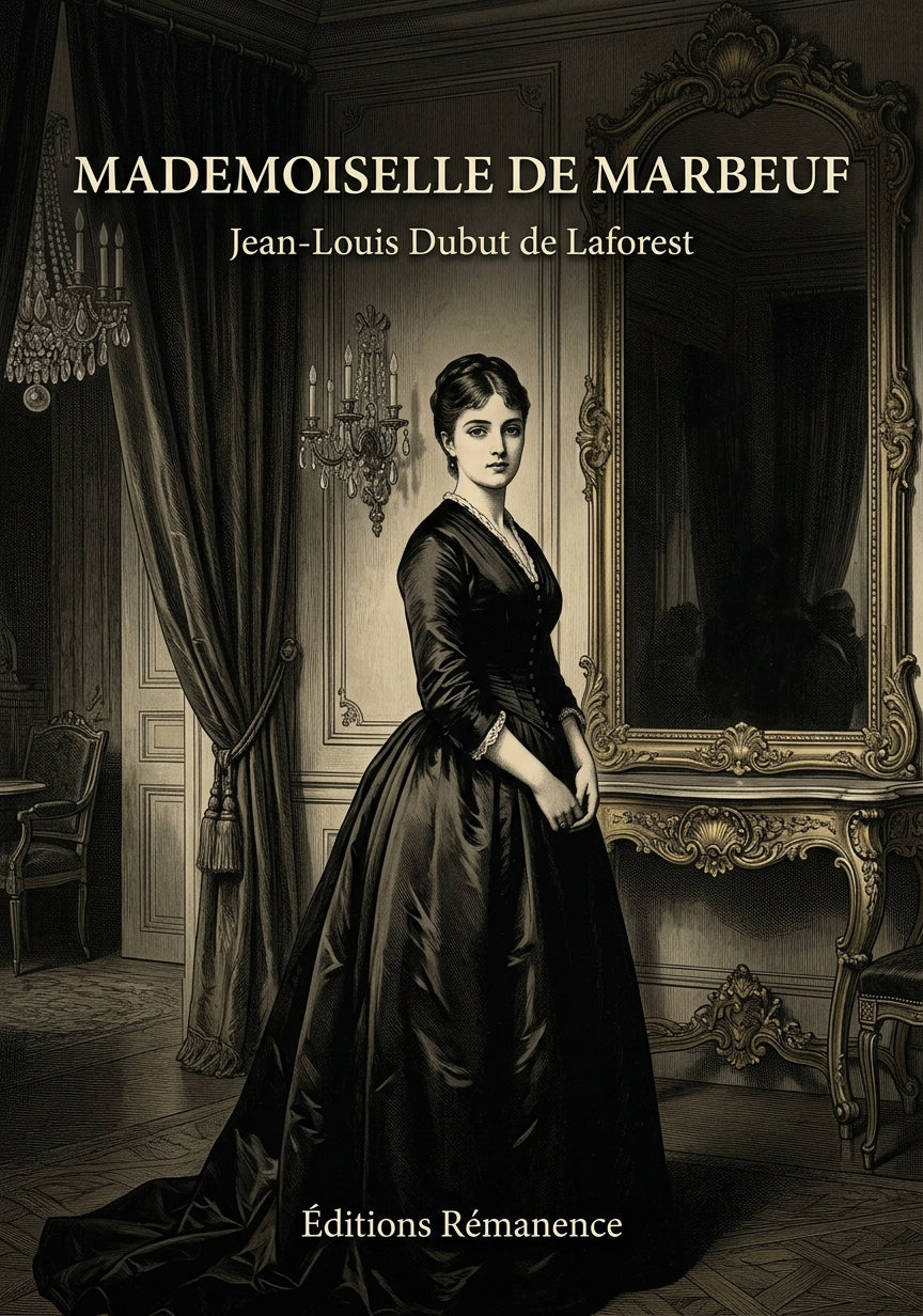 Livre Mademoiselle de Marbeuf par Jean-Louis Dubut de Laforest - Couverture - Editions Remanence